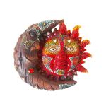 Casa si Gradina - Decoratiuni - Obiecte decorative - Accesorii decorative - Statueta decorativa Soare si Luna, Rosu, 15 cm, 356326DX - Infinity.ro