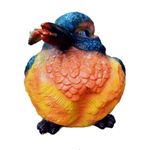 Casa si Gradina - Decoratiuni - Obiecte decorative - Accesorii decorative - Statueta decorativa, Pasare, Multicolor, 24 cm, DVF0104-2P - Infinity.ro