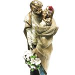 Casa si Gradina - Decoratiuni - Obiecte decorative - Accesorii decorative - Statueta indragostiti, 30 cm,  108344D - Infinity.ro