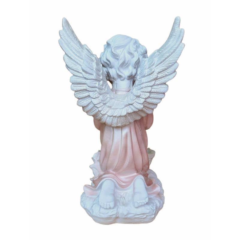 Casa si Gradina - Decoratiuni - Obiecte decorative - Accesorii decorative - Statueta decorativa, Inger, Roz, 35 cm, DVAN0028-2G - Infinity.ro