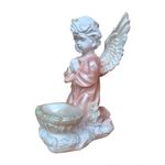 Casa si Gradina - Decoratiuni - Obiecte decorative - Accesorii decorative - Statueta decorativa, Inger, Roz, 35 cm, DVAN0028-2G - Infinity.ro