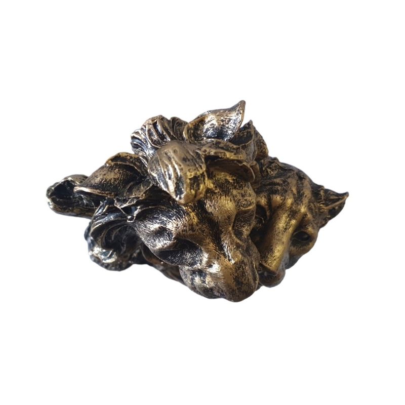 Casa si Gradina - Decoratiuni - Obiecte decorative - Accesorii decorative - Statueta decorativa, Lei, Argintiu, 14 cm, XQ4001 - Infinity.ro