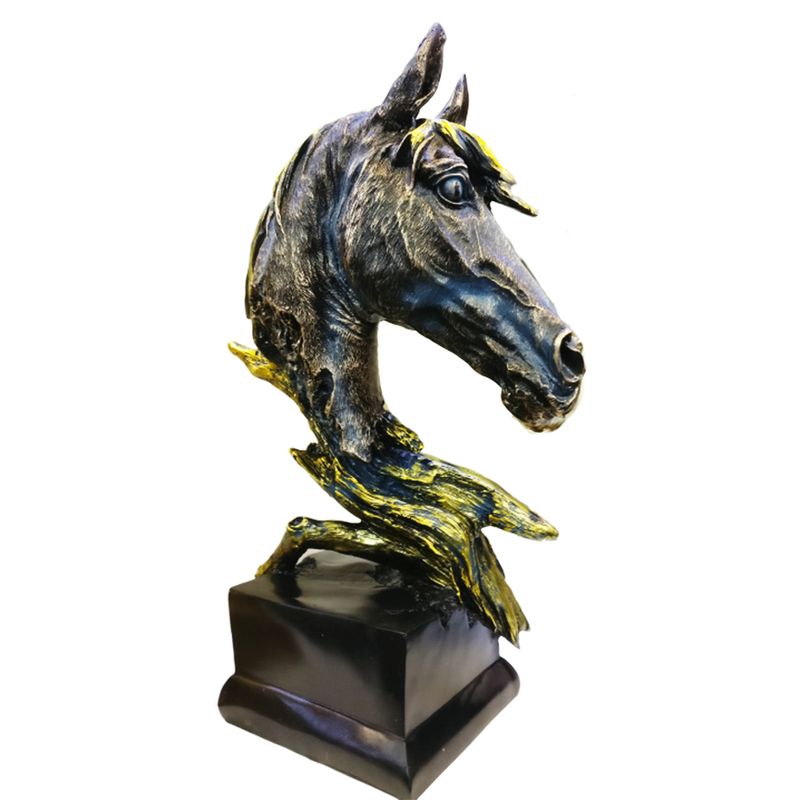 Casa si Gradina - Decoratiuni - Obiecte decorative - Accesorii decorative - Statueta decorativa, Cap de cal, 40 cm,  XY800D - Infinity.ro