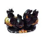 Casa si Gradina - Decoratiuni - Obiecte decorative - Accesorii decorative - Statueta, Famile de elefanti, 19 cm, 9465XD - Infinity.ro