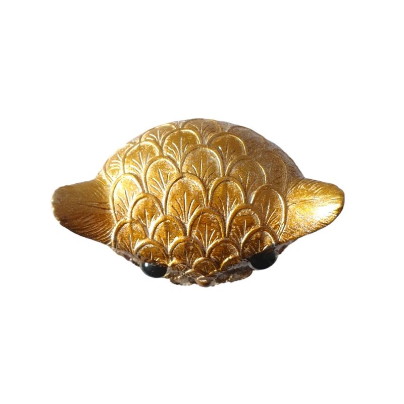 Casa si Gradina - Decoratiuni - Obiecte decorative - Accesorii decorative - Statueta decorativa, Bufnita, Auriu, 16 cm, GA29196 - Infinity.ro