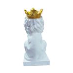 Casa si Gradina - Decoratiuni - Obiecte decorative - Accesorii decorative - Statueta in forma de Leu, Alb, 34 cm, 625LD - Infinity.ro