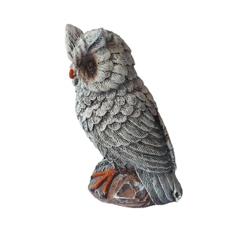 Casa si Gradina - Decoratiuni - Obiecte decorative - Accesorii decorative - Statueta decorativa, Bufnita, Gri, 18 cm, MI37 - Infinity.ro
