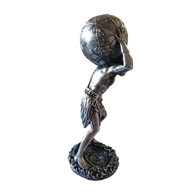 Casa si Gradina - Decoratiuni - Obiecte decorative - Accesorii decorative - Statueta decorativa, Atlas, Argintiu, 29 cm, GXL020 - Infinity.ro
