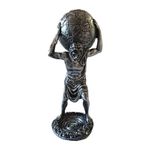 Casa si Gradina - Decoratiuni - Obiecte decorative - Accesorii decorative - Statueta decorativa, Atlas, Argintiu, 29 cm, GXL020 - Infinity.ro