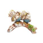 Casa si Gradina - Decoratiuni - Obiecte decorative - Accesorii decorative - Statueta decorativa, Pasari pe creanga, Gri, 19 cm, 1025DD5 - Infinity.ro