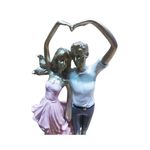 Casa si Gradina - Decoratiuni - Obiecte decorative - Accesorii decorative - Statueta Decorativa Indragostiti, Love, 33 cm, 102SA - Infinity.ro