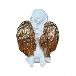 Casa si Gradina - Decoratiuni - Obiecte decorative - Accesorii decorative - Statueta decorativa, Inger, Alb, 33 cm, DVAN0704-3G - Infinity.ro