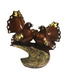 Casa si Gradina - Decoratiuni - Obiecte decorative - Accesorii decorative - Decoratie formata din doi porumbei, 107355D - Infinity.ro