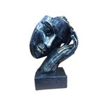 Casa si Gradina - Decoratiuni - Obiecte decorative - Accesorii decorative - Statueta decorativa masca, Negru-Argintiu, 22 cm, 637CB-5 - Infinity.ro