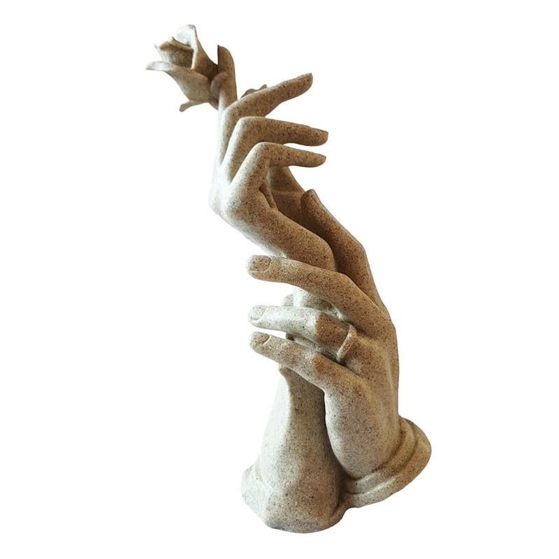 Casa si Gradina - Decoratiuni - Obiecte decorative - Accesorii decorative - Statueta decorativa, Atingerea Dragostei, Crem, 28 cm, GXL021 - Infinity.ro