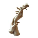 Casa si Gradina - Decoratiuni - Obiecte decorative - Accesorii decorative - Statueta decorativa, Atingerea Dragostei, Crem, 28 cm, GXL021 - Infinity.ro