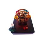 Casa si Gradina - Decoratiuni - Obiecte decorative - Accesorii decorative - Cutie muzicala, cu cheita, Circuit in jurul roatei cu cheita, Maro, 15 cm, YL2024 - Infinity.ro