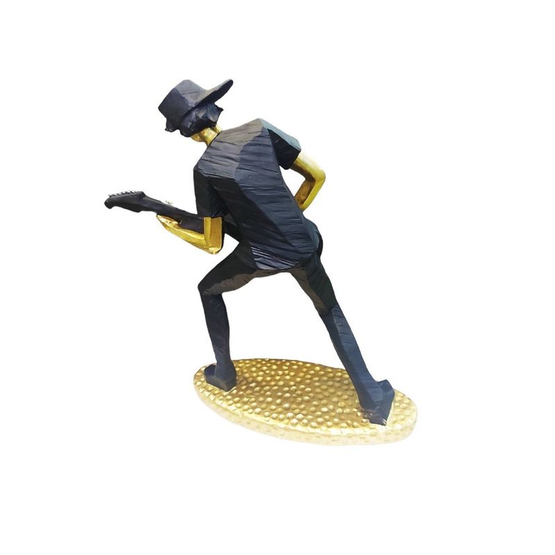 Casa si Gradina - Decoratiuni - Obiecte decorative - Accesorii decorative - Statueta decorativa, Chitarist, Negru, 18 cm, WX8251 - Infinity.ro