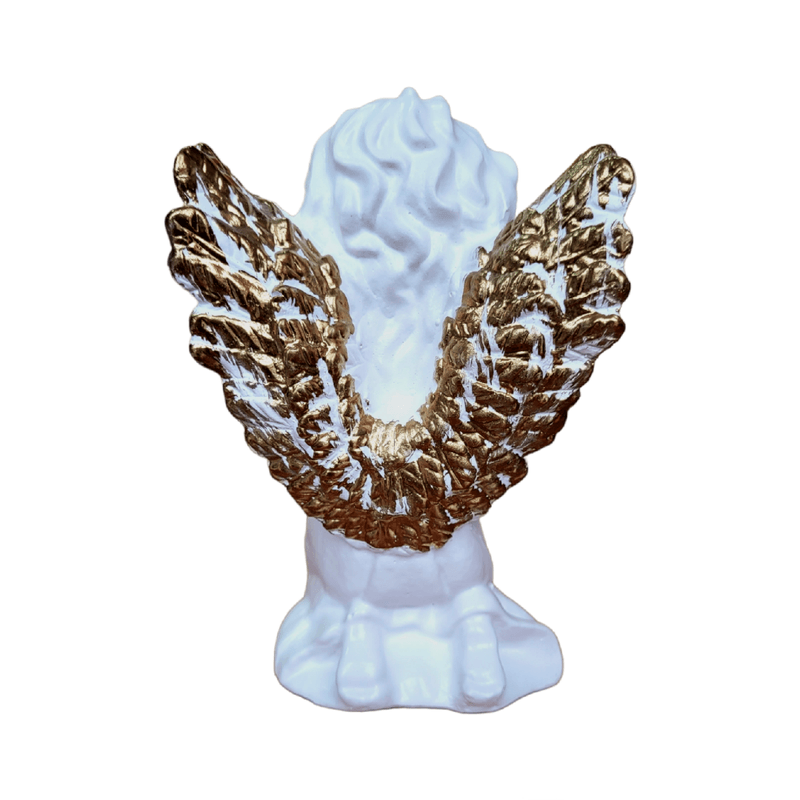 Casa si Gradina - Decoratiuni - Obiecte decorative - Accesorii decorative - Statueta decorativa, Inger, Alb, 17 cm, DVAN0621-3 - Infinity.ro