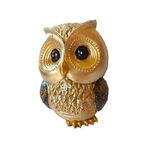 Casa si Gradina - Decoratiuni - Obiecte decorative - Accesorii decorative - Statueta decorativa, Bufnita, Auriu, 9 cm, GA19755A - Infinity.ro