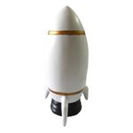 Casa si Gradina - Decoratiuni - Obiecte decorative - Accesorii decorative - Statueta decorativa, Nava Spatiala,  Alb, 23 cm, GX2038 - Infinity.ro