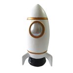 Casa si Gradina - Decoratiuni - Obiecte decorative - Accesorii decorative - Statueta decorativa, Nava Spatiala,  Alb, 23 cm, GX2038 - Infinity.ro