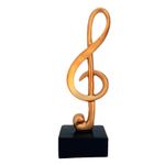 Casa si Gradina - Decoratiuni - Obiecte decorative - Accesorii decorative - Statueta, in forma de nota muzicala, 18 cm, 1556G - Infinity.ro