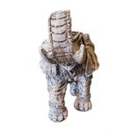 Casa si Gradina - Decoratiuni - Obiecte decorative - Accesorii decorative - Statueta decorativa, Elefant African, Alb, 36 cm, DVSAS069G - Infinity.ro