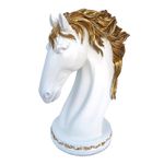 Casa si Gradina - Decoratiuni - Obiecte decorative - Accesorii decorative - Statueta decorativa, Bust Cal, Alb, 24 cm, 216H-2 - Infinity.ro
