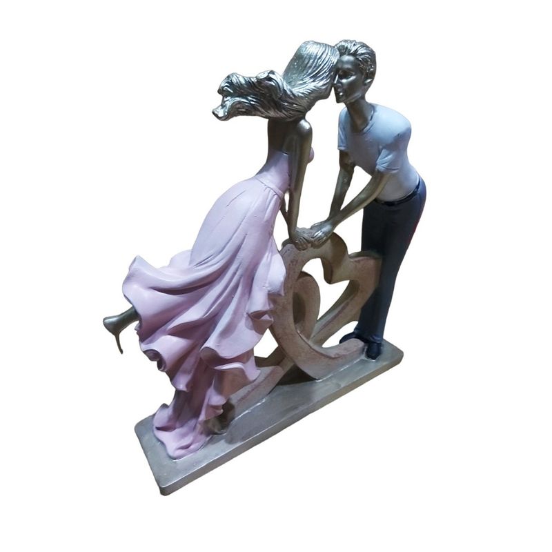 Casa si Gradina - Decoratiuni - Obiecte decorative - Accesorii decorative - Statueta Decorativa Indragostiti, Love, 28 cm, 103SA - Infinity.ro