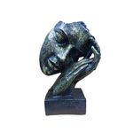 Casa si Gradina - Decoratiuni - Obiecte decorative - Accesorii decorative - Statueta decorativa masca, Negru-Auriu, 22 cm, 637CB-4 - Infinity.ro