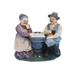 Casa si Gradina - Decoratiuni - Obiecte decorative - Accesorii decorative - Mos si baba, Gri, 13 cm, JJ2426 - Infinity.ro
