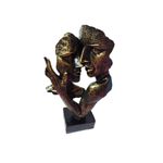 Casa si Gradina - Decoratiuni - Obiecte decorative - Accesorii decorative - Statueta decorativa cuplu, Passion, Gold, 30 cm, HC648-1 - Infinity.ro