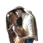 Casa si Gradina - Decoratiuni - Obiecte decorative - Accesorii decorative - Statueta decorativa, Cuplu de Indragostiti, Multicolor, 23 cm, GXL005 - Infinity.ro