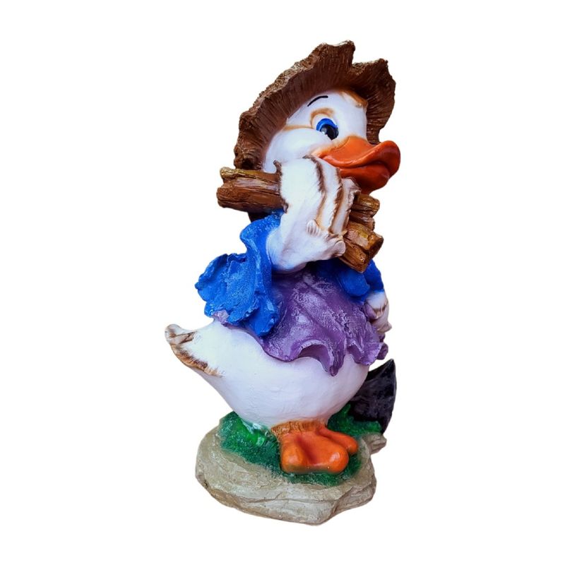 Casa si Gradina - Decoratiuni - Obiecte decorative - Accesorii decorative - Statueta decorativa, Rata, Multicolor, 38 cm, DVG0128P - Infinity.ro