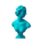 Casa si Gradina - Decoratiuni - Obiecte decorative - Accesorii decorative - Statueta nud, Turcoaz,  45 cm, 1073XD - Infinity.ro