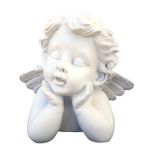 Casa si Gradina - Decoratiuni - Obiecte decorative - Accesorii decorative - Statueta, bust din rasina reprezentand un inger dormind, 17 cm, 1237G - Infinity.ro