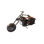 Casa si Gradina - Decoratiuni - Obiecte decorative - Accesorii decorative - Motocicleta decorativa, Din metal, Negru, 20 cm, 356MD - Infinity.ro