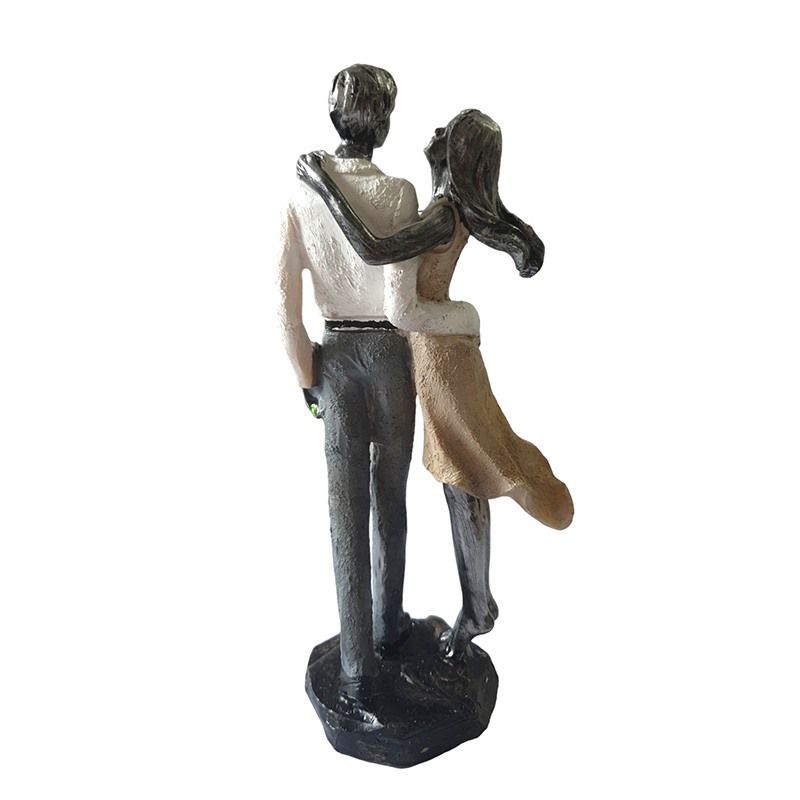 Casa si Gradina - Decoratiuni - Obiecte decorative - Accesorii decorative - Statueta decorativa, Cuplu de Indragostiti, Multicolor, 21 cm, GXL004 - Infinity.ro