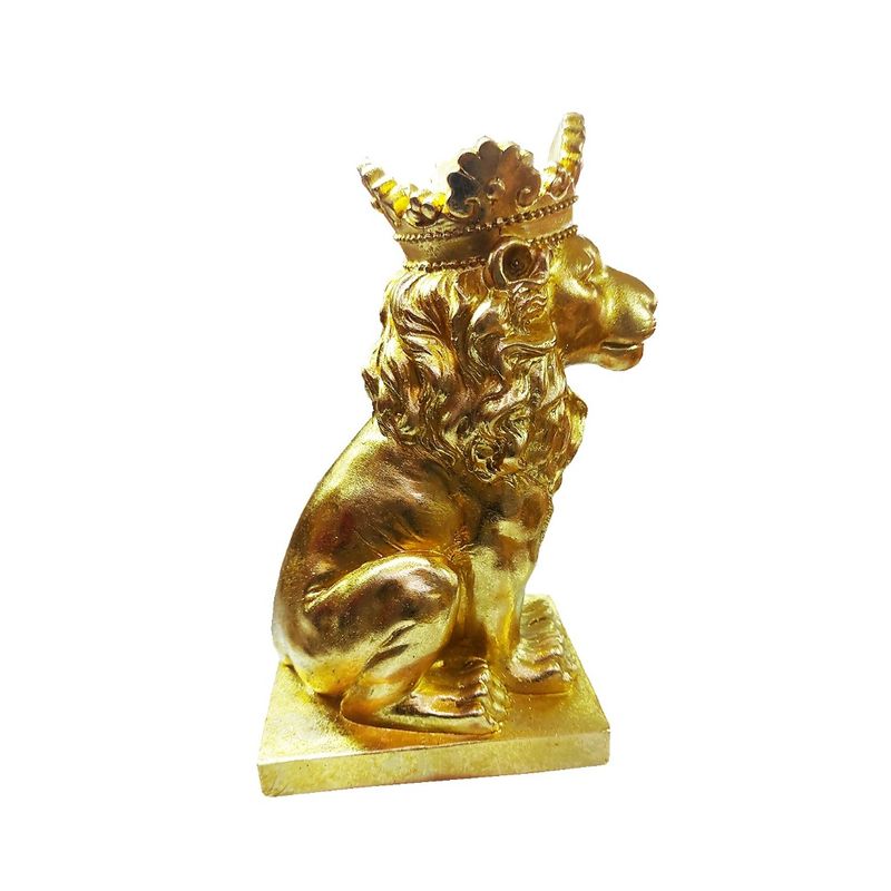 Casa si Gradina - Decoratiuni - Obiecte decorative - Accesorii decorative - Statueta in forma de Leu, Auriu, 34 cm, 625LD-1 - Infinity.ro