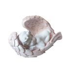 Casa si Gradina - Decoratiuni - Obiecte decorative - Accesorii decorative - Statueta decorativa, Inger, Roz perlat, 30 cm,  DV005-1 - Infinity.ro