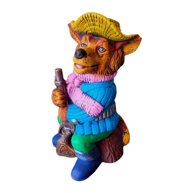 Casa si Gradina - Decoratiuni - Obiecte decorative - Accesorii decorative - Statueta decorativa, Caine Vanator, Multicolor, 49 cm, DVSGV096 - Infinity.ro