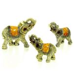 Casa si Gradina - Decoratiuni - Obiecte decorative - Accesorii decorative - Set decorativ 3 elefanti - Infinity.ro