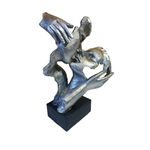 Casa si Gradina - Decoratiuni - Obiecte decorative - Accesorii decorative - Statueta Decorativa Masca, Indragostiti, Argintiu, 27 cm, 065SX-1 - Infinity.ro