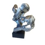 Casa si Gradina - Decoratiuni - Obiecte decorative - Accesorii decorative - Statueta Decorativa Masca, Indragostiti, Argintiu, 27 cm, 065SX-1 - Infinity.ro