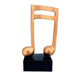 Casa si Gradina - Decoratiuni - Obiecte decorative - Accesorii decorative - Statueta, in forma de nota muzicala, 15 cm, 1557G - Infinity.ro