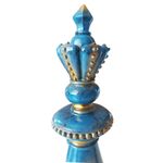 Casa si Gradina - Decoratiuni - Obiecte decorative - Accesorii decorative - Statueta, Piesa de sah, Rege, Albastru, 33 cm, SR1653-1 - Infinity.ro
