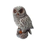 Casa si Gradina - Decoratiuni - Obiecte decorative - Accesorii decorative - Statueta decorativa, Bufnita, Gri, 20 cm, MI30 - Infinity.ro