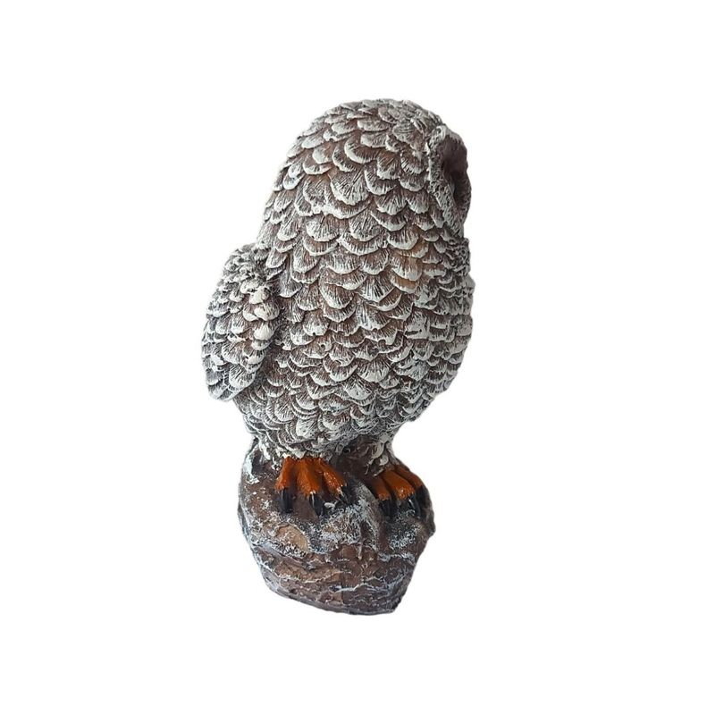 Casa si Gradina - Decoratiuni - Obiecte decorative - Accesorii decorative - Statueta decorativa, Bufnita, Gri, 20 cm, MI30 - Infinity.ro