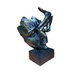 Casa si Gradina - Decoratiuni - Obiecte decorative - Accesorii decorative - Statueta decorativa masca, Negru-Auriu, 22 cm, 637CB-1 - Infinity.ro